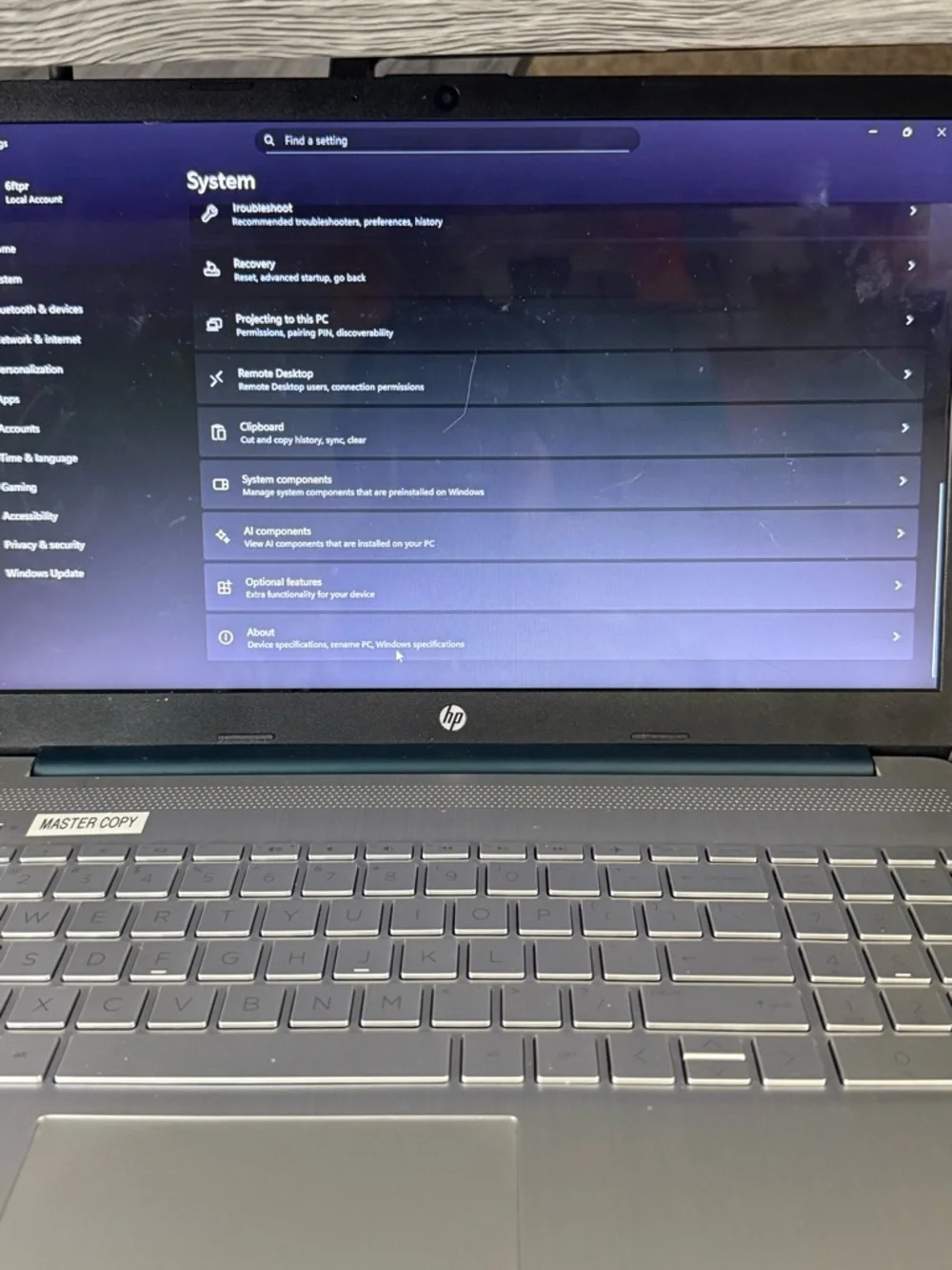 HP intel plantium silver n5030 Teal Blue Laptop with Vent Grille